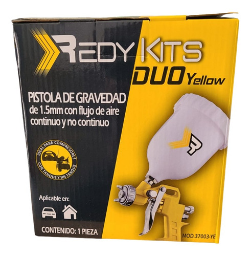 Pistola De Gravedad Redy Kits Mod 37003-ye 