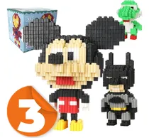 Comprar Rompecabezas 3d Piezas Miniblocks Personajes Super Héroes