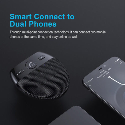Altavoz Bluetooth Para Coche Sonido Claro Para Llamadas