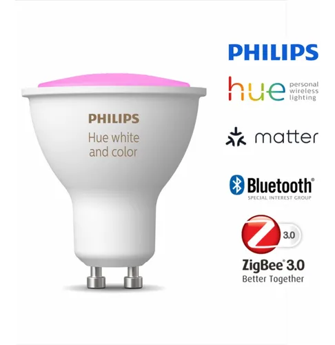 6 Pack Philips Hue Gu10 White&color Ambience Bt