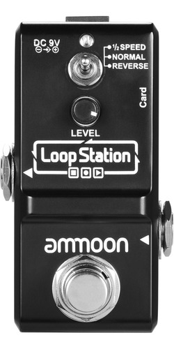 Ammoon Loop Station Mini Looper - Pedal Para Guitarra (10 Un