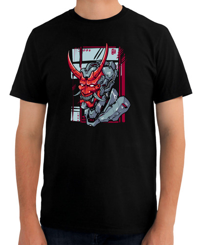 Playera Con Diseño Robot Diablo Anime Japones