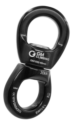 Gm Climbing 30kn Micro Rotator Escalada Cuerda Dispositivo G