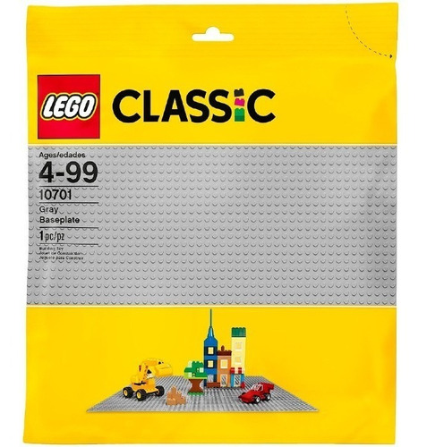 Lego Base Gris 38cm X 38 Cm. - Entrega Inmediata