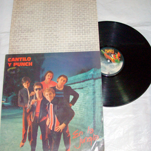 Cantilo Y Punch - En La Jungla / Vinilo 1981 + Insert Vg+