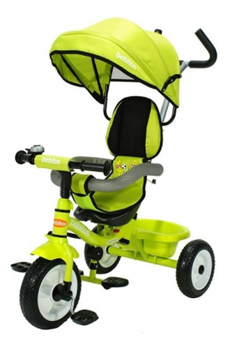 Triciclo multifuncional Bebitos Clásica XG-6419 verde