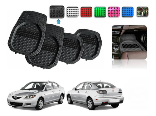 Tapetes 4pz Charola 3d Color Mazda 3 Sedan 06 2007 2008 2009