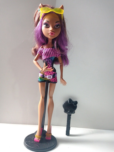 Clawdeen Wolf Glom Beach Monster High Mattel