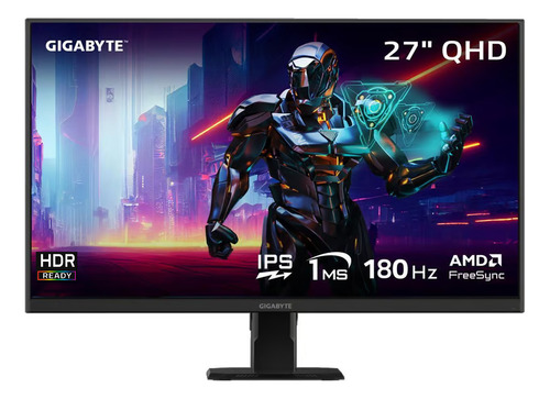 Monitor Gigabyte 27 Gs27qa 2k Gsync Fsync Ips 180hz 1ms Hdr