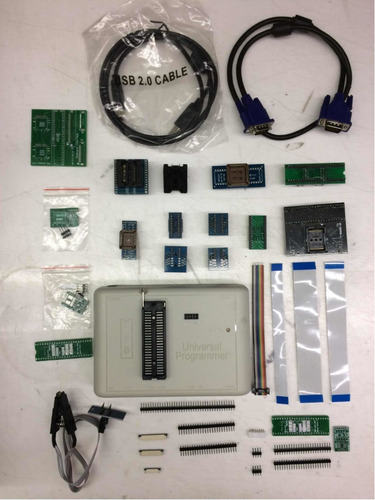 Imagen 1 de 10 de Programador // Eprom Rt809h // Full Pack 21 Adaptadores Nand
