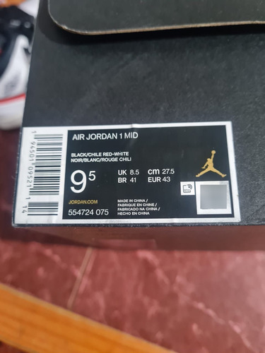 Zapatillas Jordan Air Mid 1 Hombre