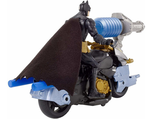 Batman Air Power Explosiva Y Figura Vehicle, Multicolor