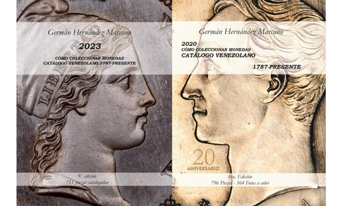 Imagen 1 de 9 de Pack 2 Libros 2023/2020 Monedas Catálogo Venezuela