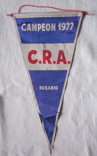 Antiguo Banderin Cub Rosario Atletico Campeon 1977