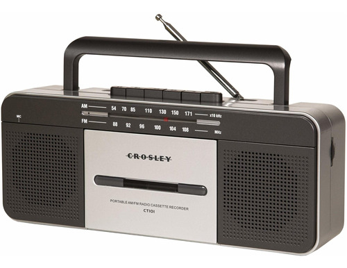 Crosley Ct101a-gy Reproductor Casete Portatil Bluetooth