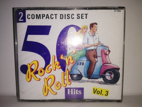 50 Hits Rock N Roll Cd Doble Valens Yardbirds Orbison Trini