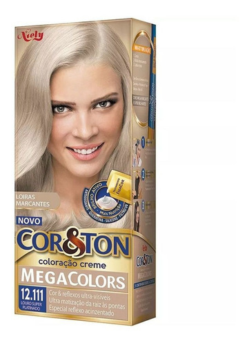 Coloração Cor&ton 12.111 Louro Super Platinado