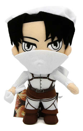 Peluche Levi Ackerman Cleaning Attack On Titan Plush