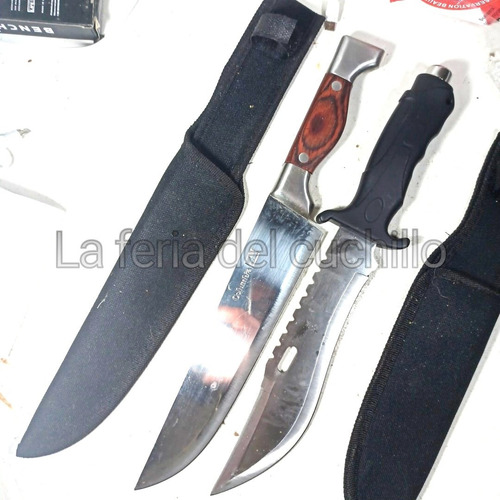 Kit Cuchillo Asado + Cuchillo De Caza Columbia De Regalo