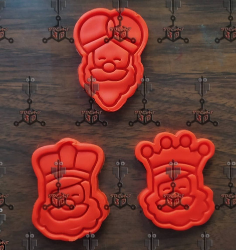 Imagen 2 de 3 de Cortador Marcador Reyes Magos- Figura Plastica