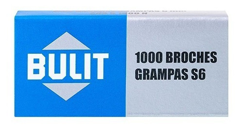 Broches - Grampas S6 Bulit Por 5 Cajas De 1000 Unidades