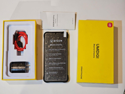 Umidigi Bison X10 Pro 128gb Dual Sim 6gb Ram Negro Color Hack Black - Excelente (Usado)