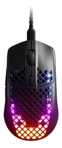 Mouse 
gamer de juego SteelSeries  Aerox 3 onyx