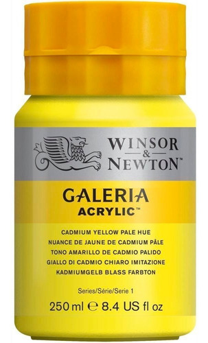 Tinta Acrílica Galeria Winsor &newton 250ml Cad. Yellow Pale