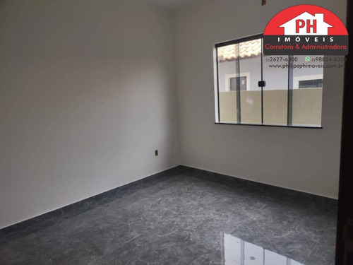 Imagem 11 de 15 de Casa Nova - Balneário Das Conchas - Rua Asfaltada - 3 Quartos - 2190