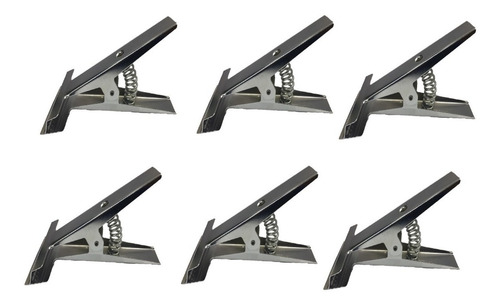 Imagen 1 de 4 de 6 Pinzas Manual Sujetar La Tela Corte Tendido Envio Gratis