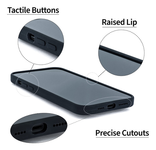 Funda De Tarjeta Dockem Para iPhone 14 Pro Max Con Silicona
