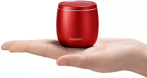 INSMY Altavoz Bluetooth pequeño, mini altavoz inalámbrico portátil  impermeable, emparejamiento estéreo de audio rico en graves intensos,  tamaño de