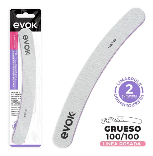 Lima De Uñas Zebra Evok Curva 100/100