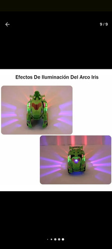 Juguete Dino-robot Con Luz Y Sonido