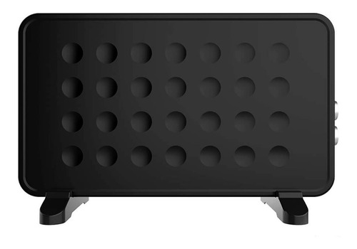 Imagen 3 de 4 de Caloventor Electrico 2000w Westinghouse Calefactor Convector Color Negro