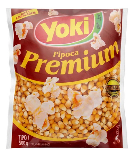 Imagem 1 de 1 de Pipoca Premium Yoki Pacote 500g