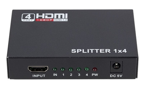 Splitter Hdtv 1x4 Amplificador 1080p Hd 3d Aoweixun Orvesion