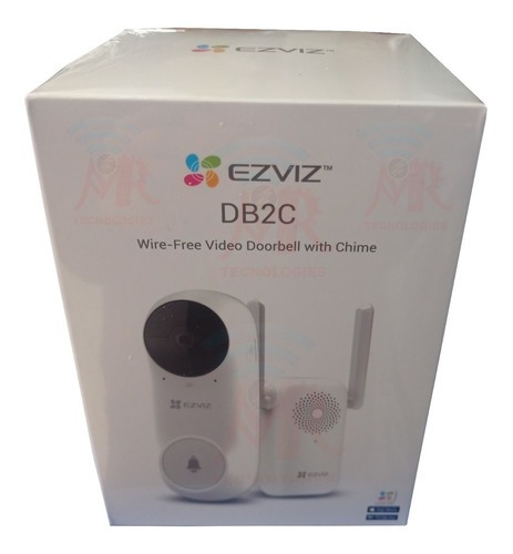 Timbre Inteligente Ezviz Db2c Wi-fi, Cámara Video Portero 2m