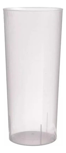 100 Vasos Tubo Plastico Trago Largo Pp Flexible Fabrica