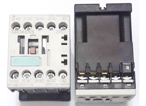 Contator Auxiliar 3rh1131 1bb40 24 Vcc 3 Na+1 Nf Siemens