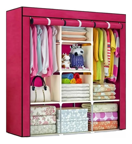 Closet Ropero Armable 1.75mts Color Hogar Reforzado Alexa