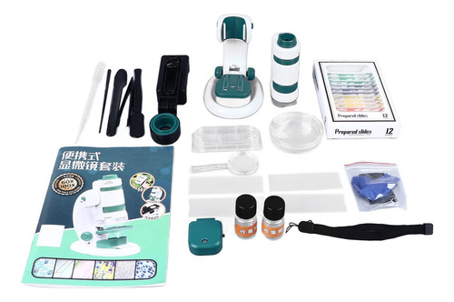 Minimicroscopio Portátil Para Smartphone, Clip Digiscopio Ve