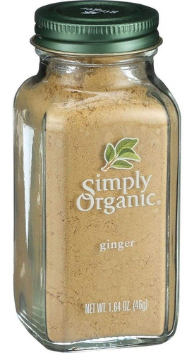 Simply Organic Jengibre Organico Ginger 46g Se