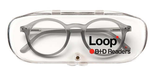 Anteojos B+d Loop Filtro Luz Azul Pantallas Gris