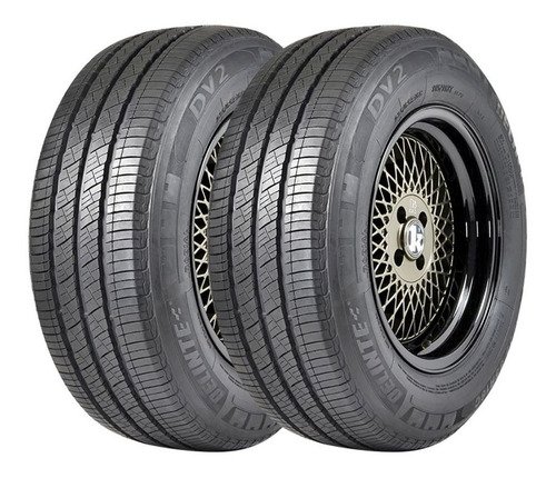 Kit 2 Pneus Delinte Aro 14c 185r14c Dv2 8 Lonas 102/100r