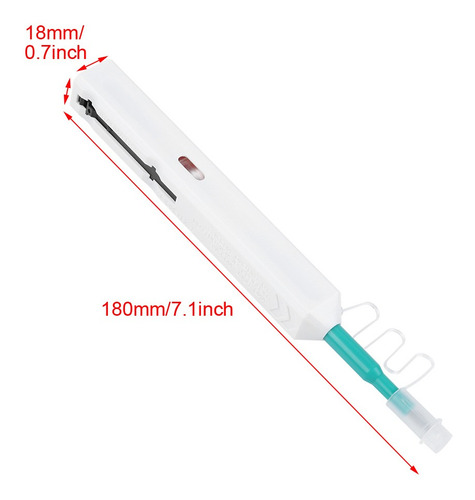 Tosuny Un Clic Lápiz Limpiador De Fibra Óptica Conector Fi