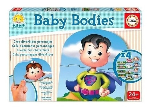 Puzzle Baby Bodies Personajes Divertidos Toyco 8020 Original