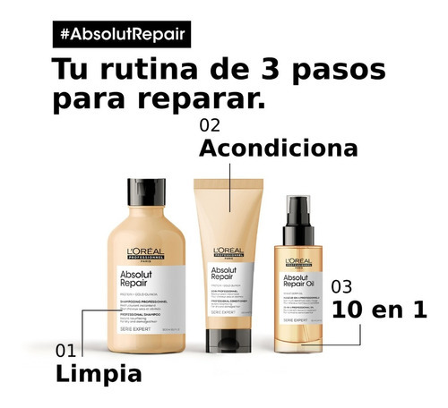 Shampoo Cabello Dañado 500ml L'oréal Professionnel