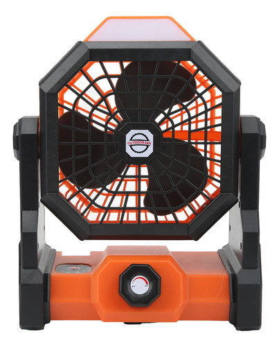 Ventilador De Iluminación Para Acampar Al Aire Libre, Abs, P