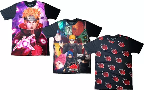 Camisetas naruto akatsuki